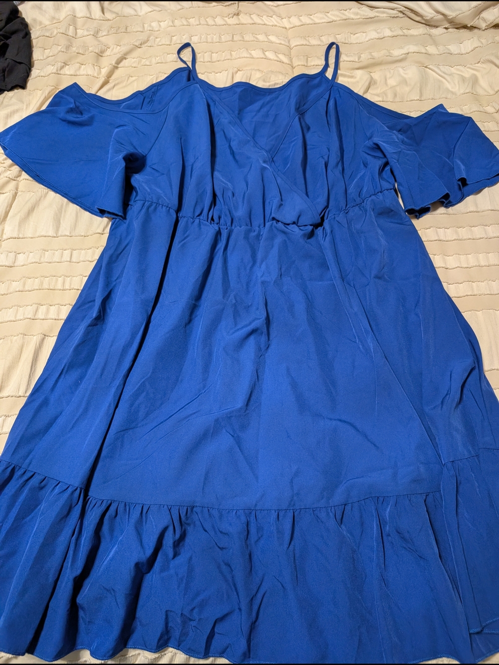 Royal Blue Cold Shoulder Sundress